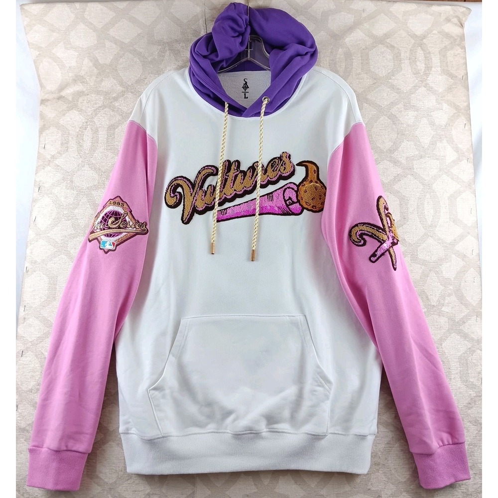 Atlanta Olympics 1996 Sia Collective French Chenille Hoodie Mens Large Pullover‎